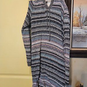 Cozy Hooded Sweater Dress